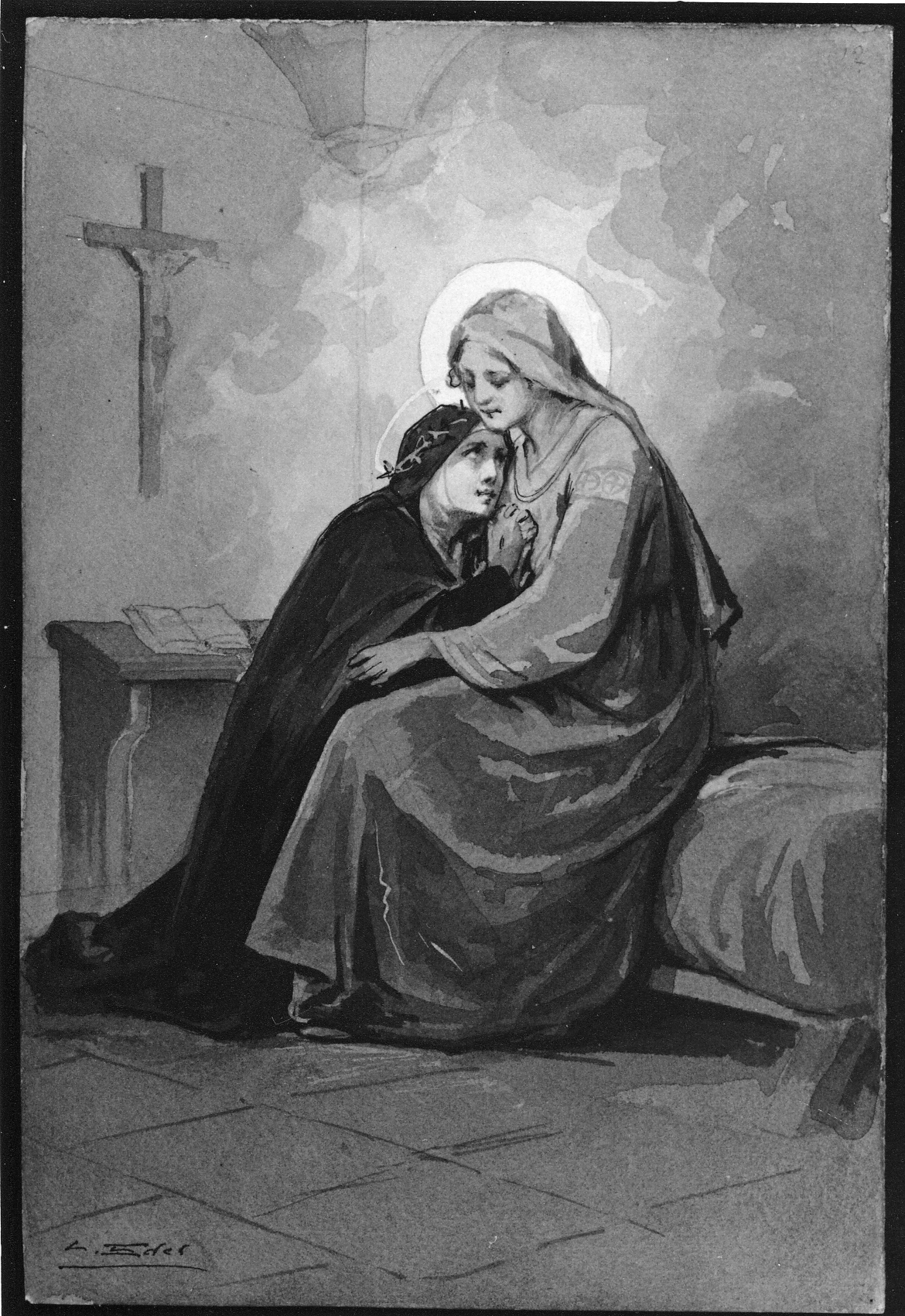 Santa Veronica con la Madonna